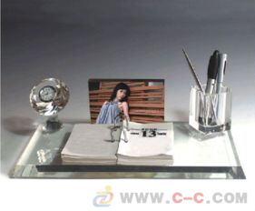 海口水晶兩件套 商務(wù)水晶紀(jì)念品中的典雅之作