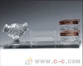 水晶辦公用品 商務(wù)禮品的精致之選